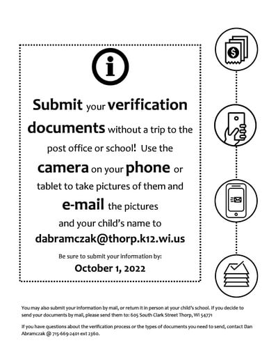 instructions to submit verification documents by smartphone
